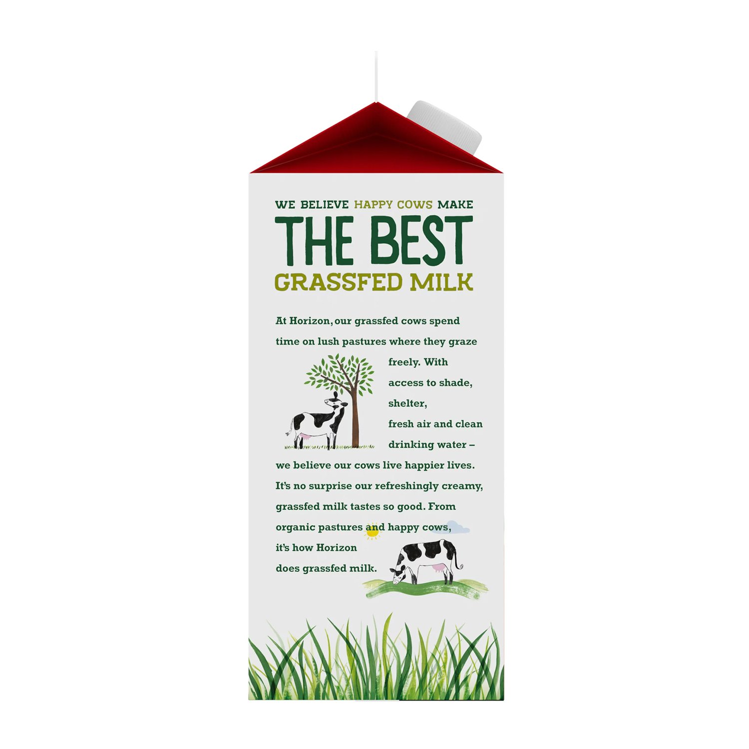 Horizon Organic Whole Grassfed Milk, Half Gallon - Image 2